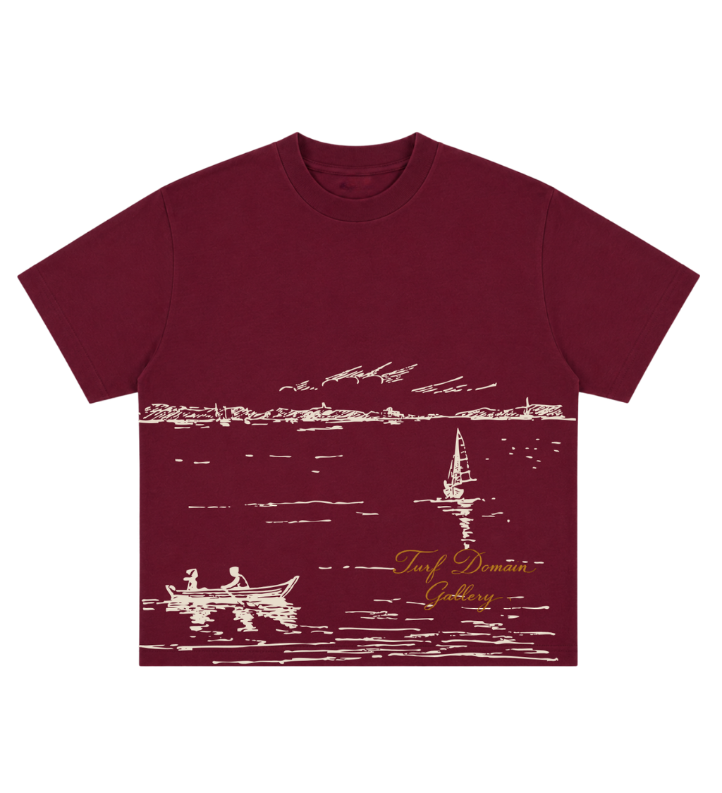 Camiseta Margem [Vinho]
