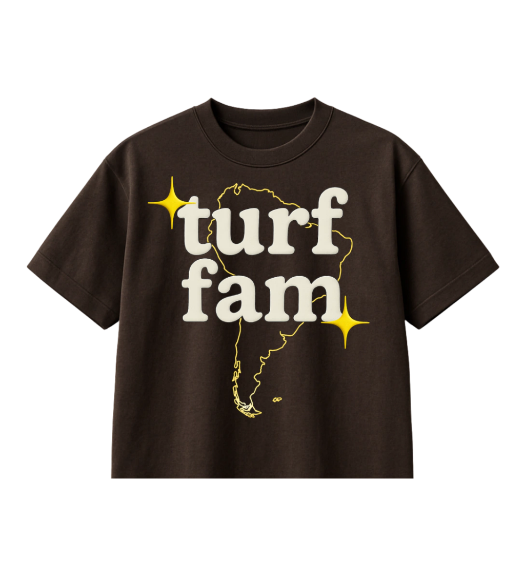 Camiseta Marrom Boxy FAM