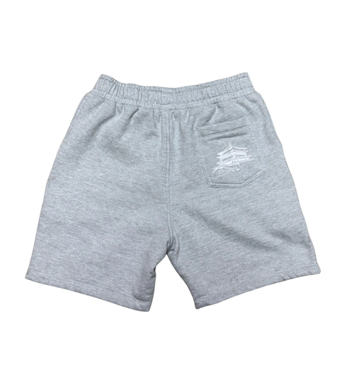 Bermuda Moletom Cinza