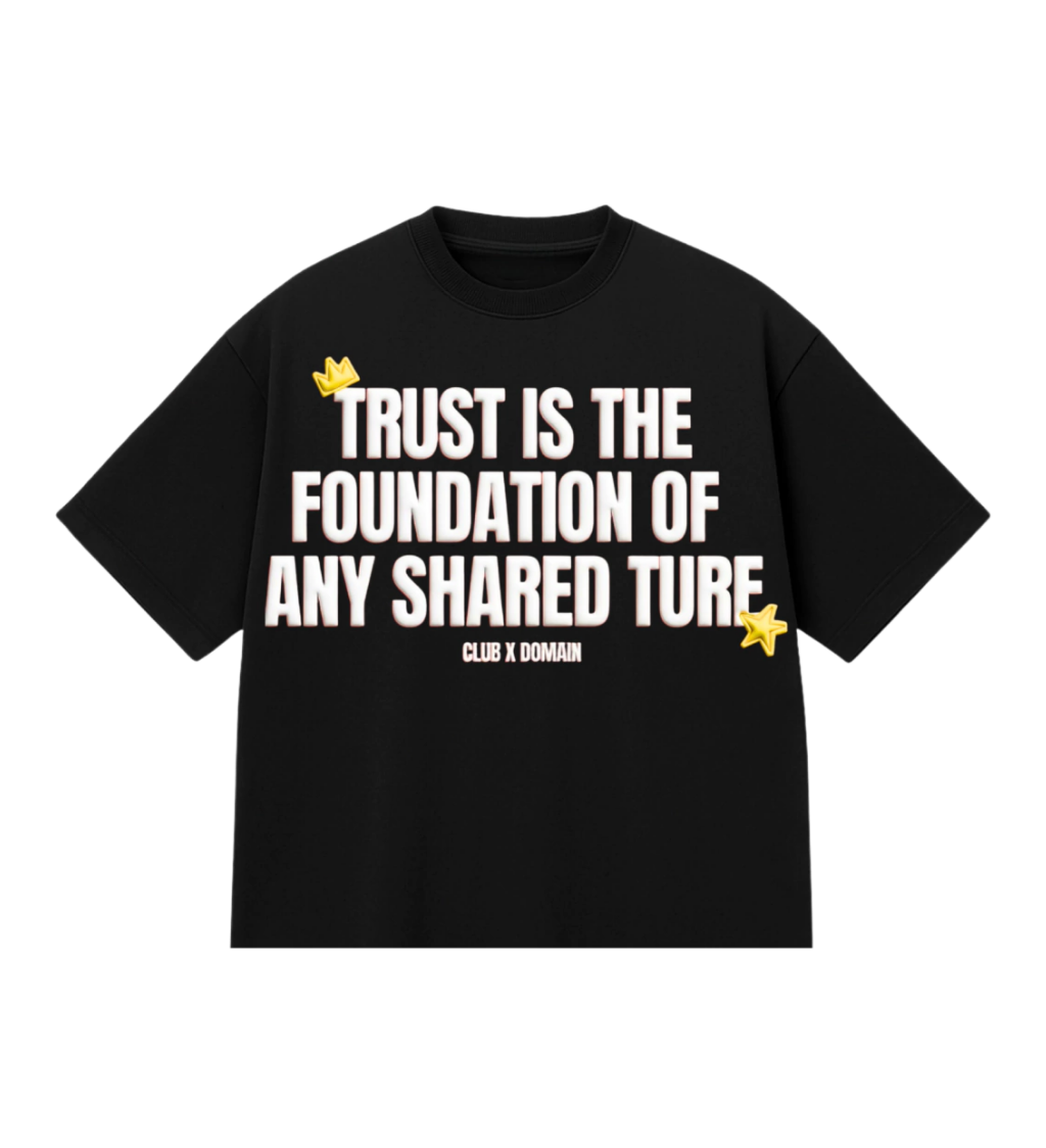 Camiseta TURF X TRUST Preta